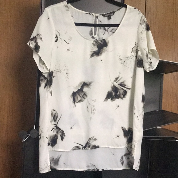 EXPRESS FLORAL Dress Top - Picture 2 of 5